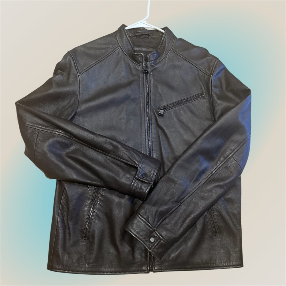 Men's Brown Leather Jacket